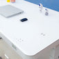 Standing Desk Electric Height Adjustable Sit Stand Toughened Glass Top Single Motor Wireless Charger - Cosy Abode