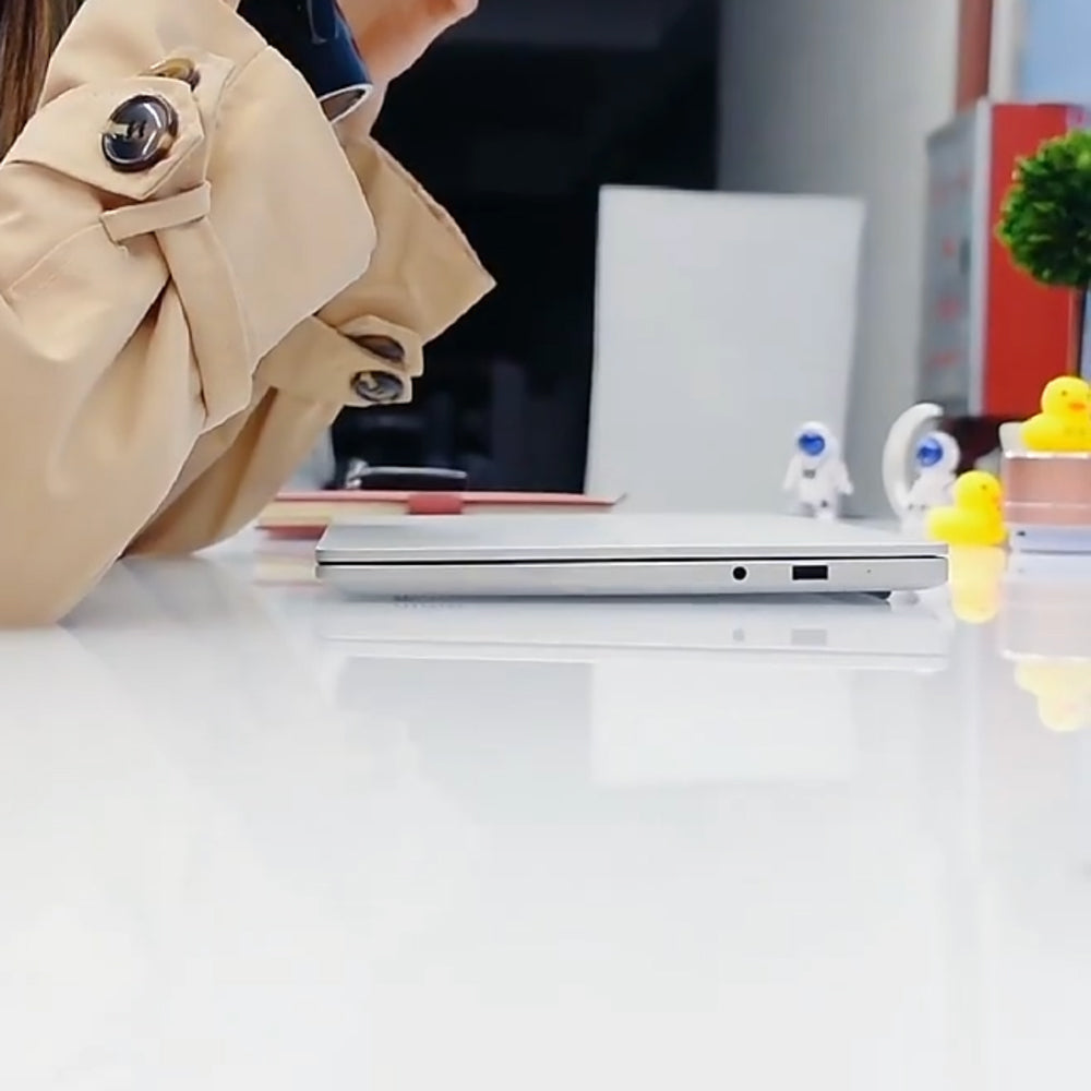 Standing Desk Electric Height Adjustable Sit Stand Toughened Glass Top Single Motor Wireless Charger - Cosy Abode