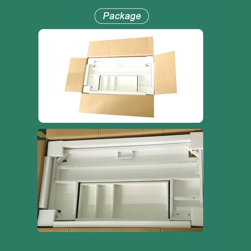 Standing Desk Electric Height Adjustable Sit Stand Toughened Glass Top Single Motor Wireless Charger - Cosy Abode