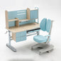 Height Adjustable Children Kids Ergonomic Study Desk Chair Set 120cm Blue AU - Cosy Abode