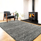 Wool Pebble Charcoal Lifestyle Rug 130x 180 cm - Cosy Abode