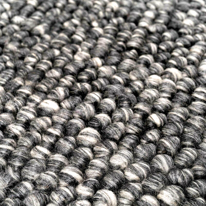 Wool Pebble Charcoal Lifestyle Rug 130x 180 cm - Cosy Abode