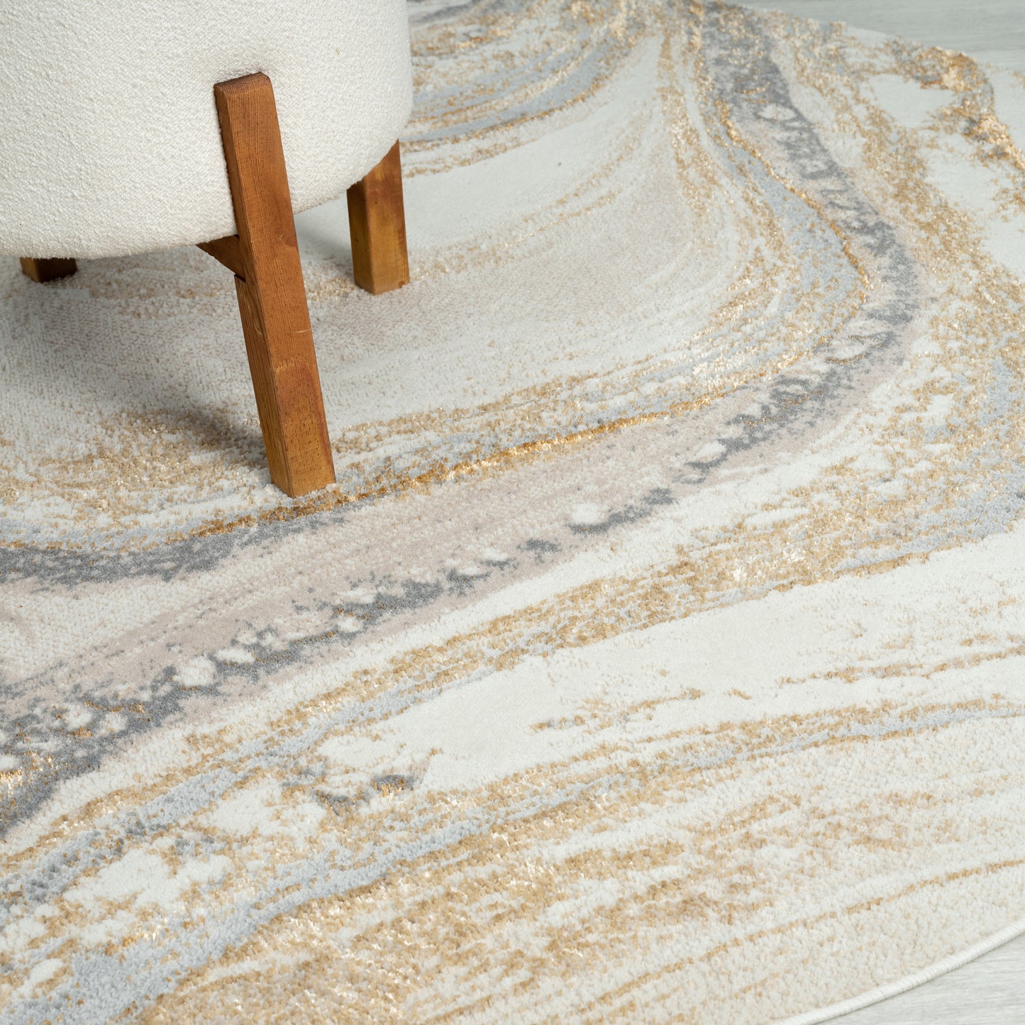 Avani Marble Rug - Sand - 120x170 - Cosy Abode