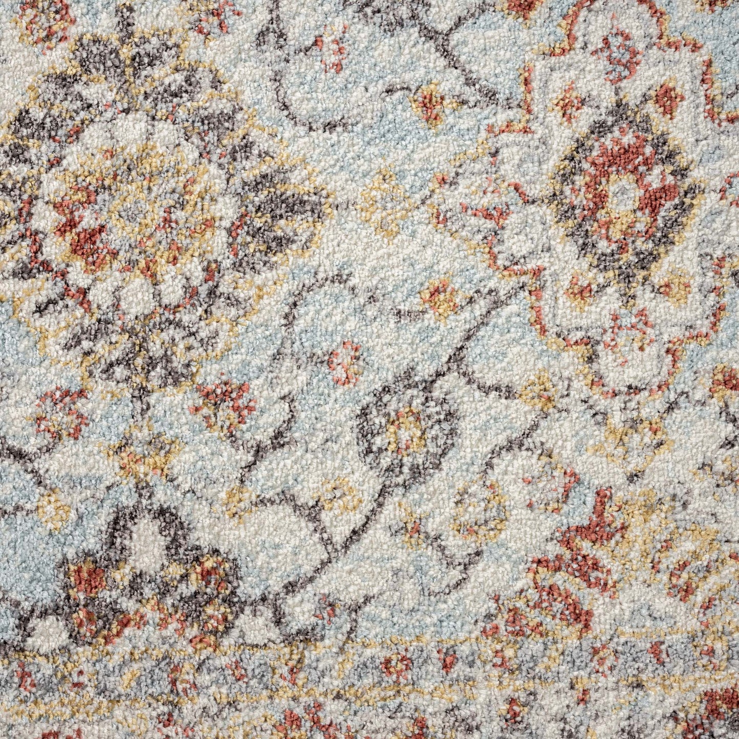 Asher Country Rug - Blue - 200x290 - Cosy Abode
