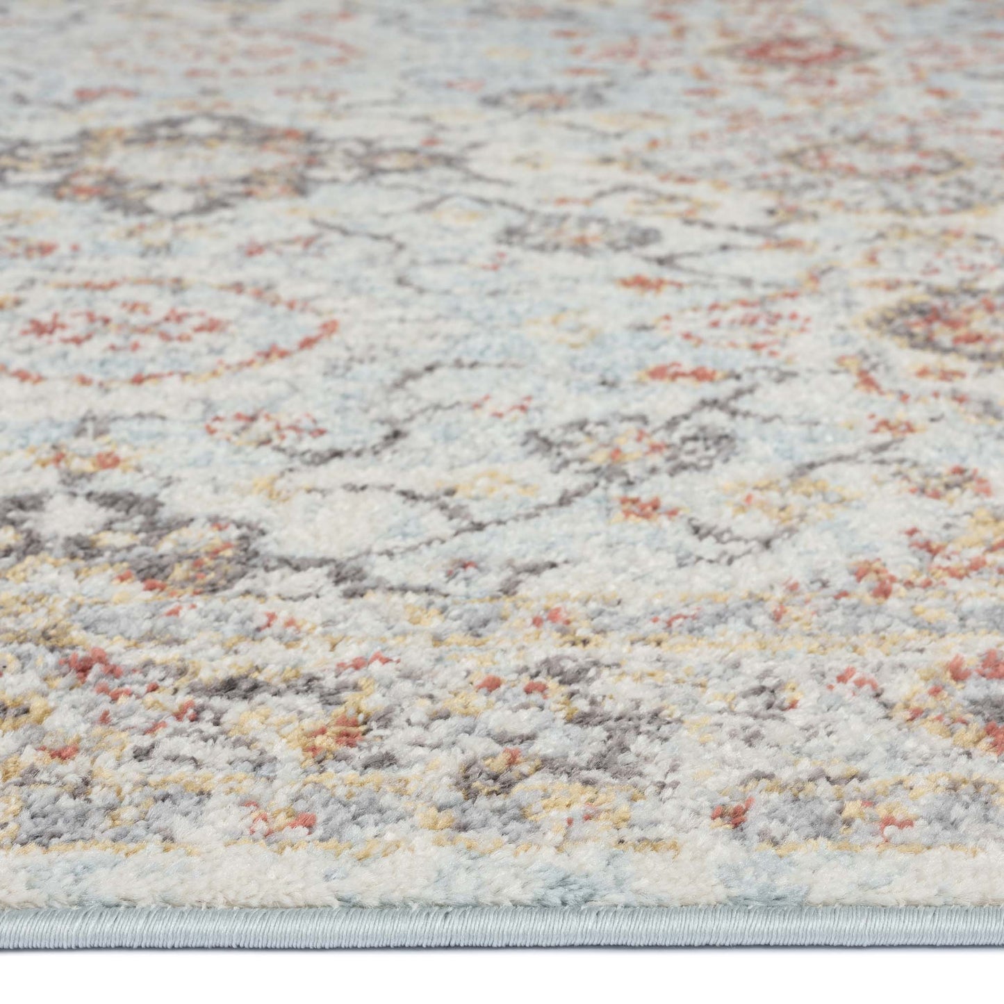 Asher Country Rug - Blue - 200x290 - Cosy Abode