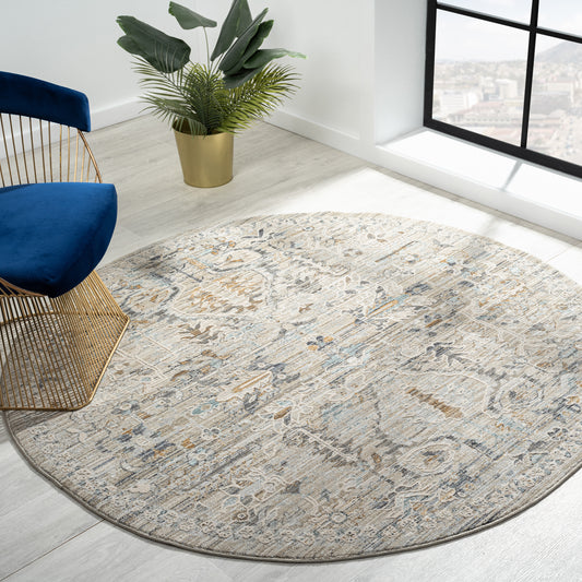 Aubre Contemporary Area Rug - Taupe - 240x320 - Cosy Abode