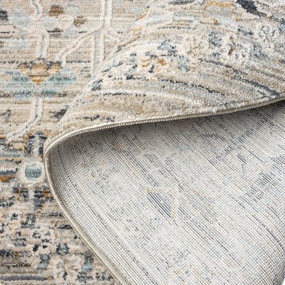 Aubre Contemporary Area Rug - Taupe - 240x320 - Cosy Abode