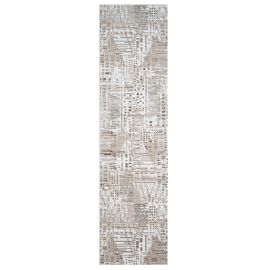 Grande Jacquard Rug - Taupe - 240x330 - Cosy Abode