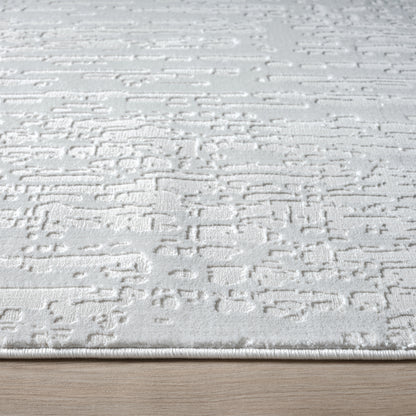 Grande Jacquard Rug - Pearl - 300x400 - Cosy Abode