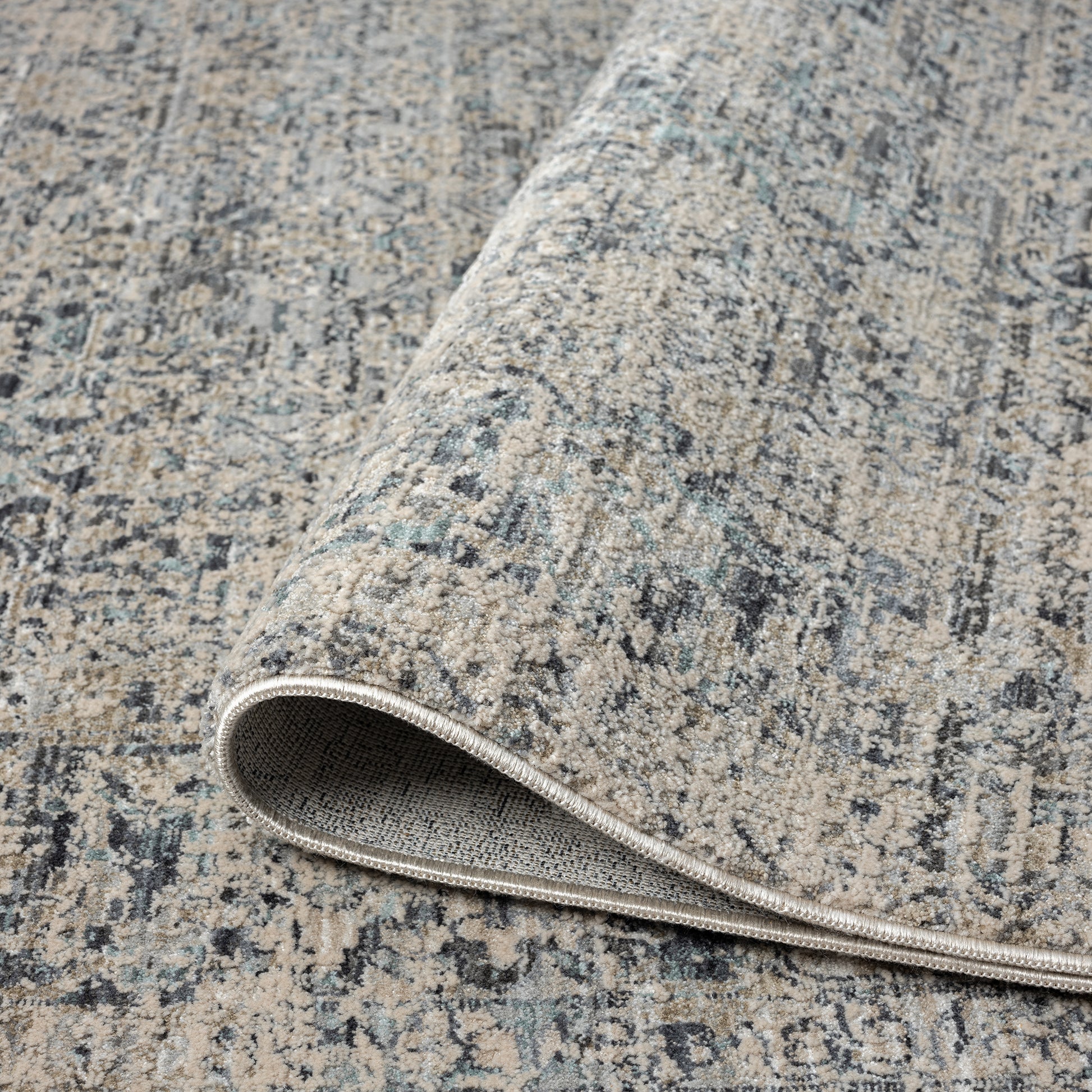 Aubre Contemporary Area Rug - Sand - 300x400 - Cosy Abode