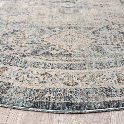Aubre Contemporary Area Rug - Charcoal - 300x400 - Cosy Abode