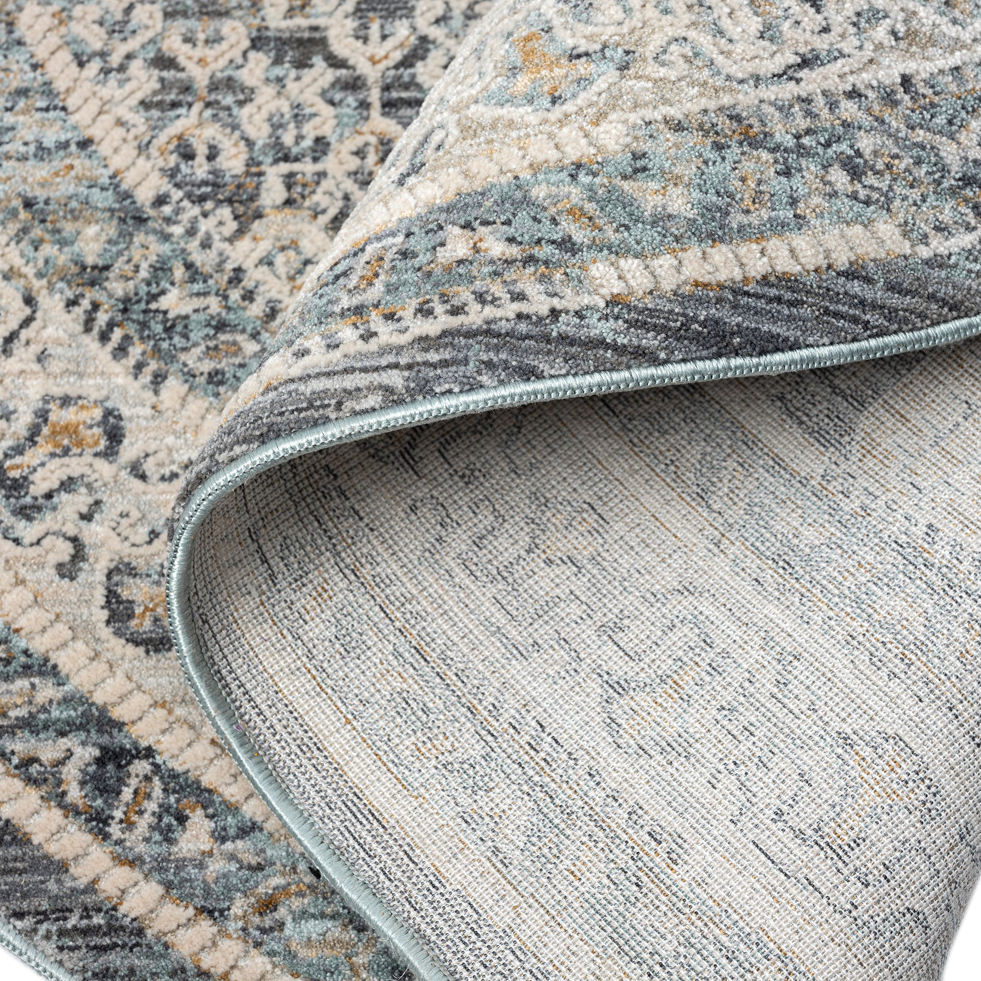 Aubre Contemporary Area Rug - Charcoal - 300x400 - Cosy Abode