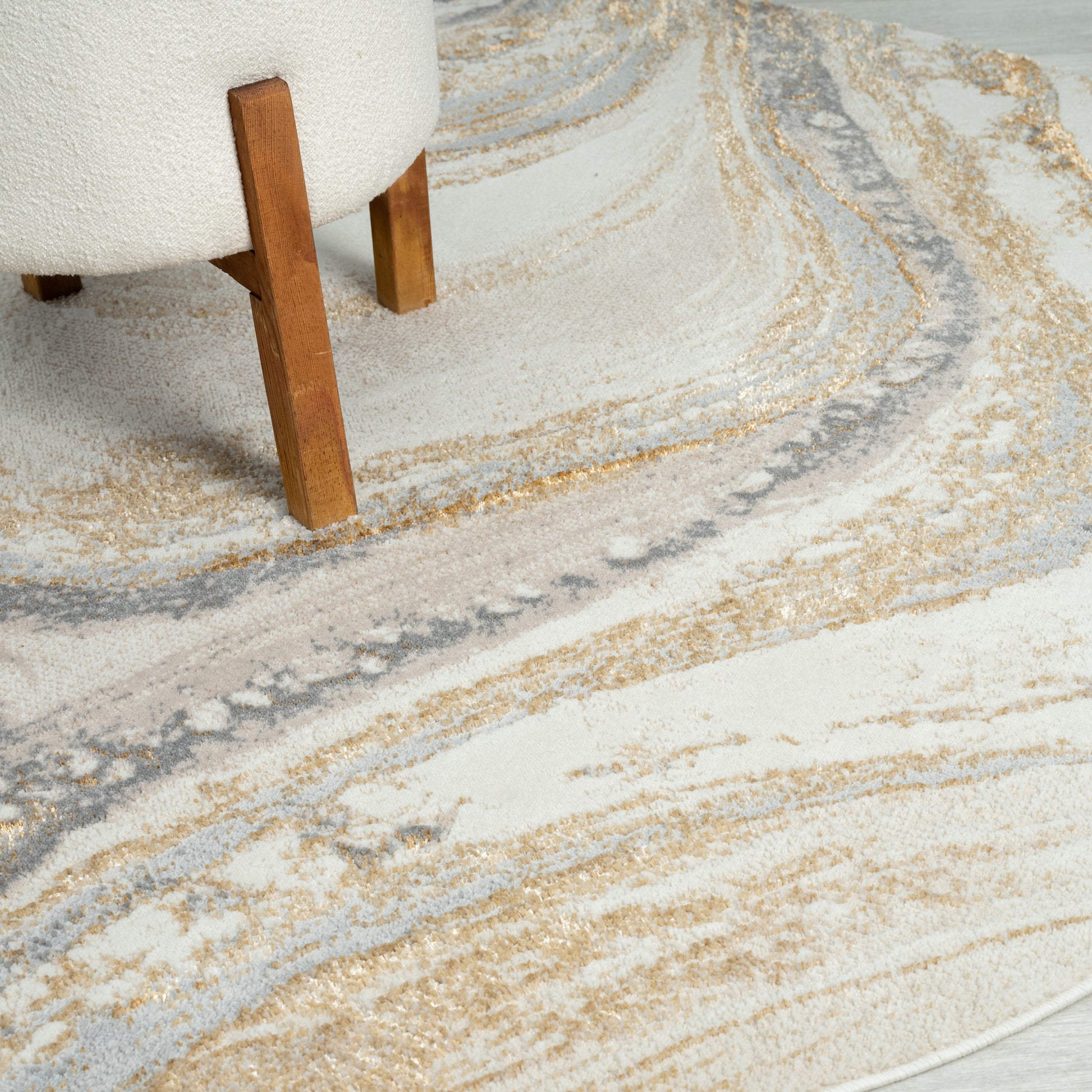Avani Marble Rug - Sand - 80x150 - Cosy Abode