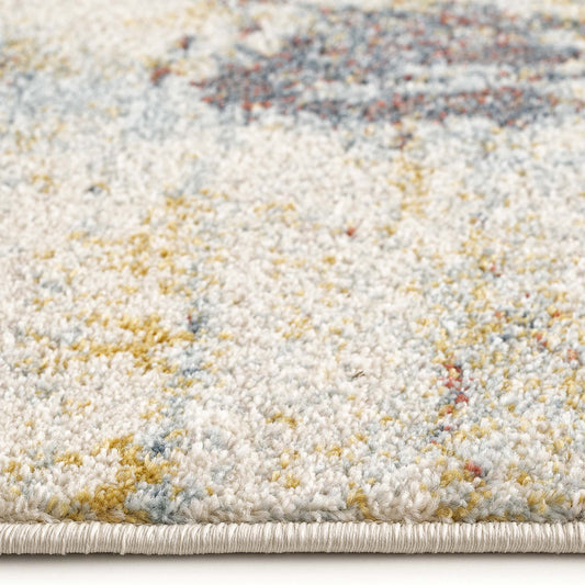 Oriental Multi Hues Rug - Cream - 80x150 - Cosy Abode