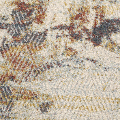 Oriental Multi Hues Rug - Cream - 80x150 - Cosy Abode