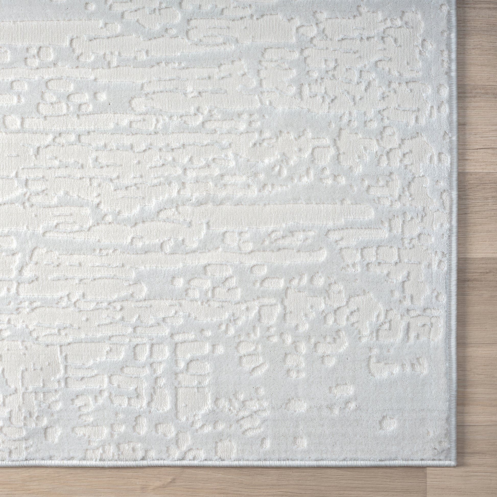 Grande Jacquard Rug - Pearl - 80x150 - Cosy Abode