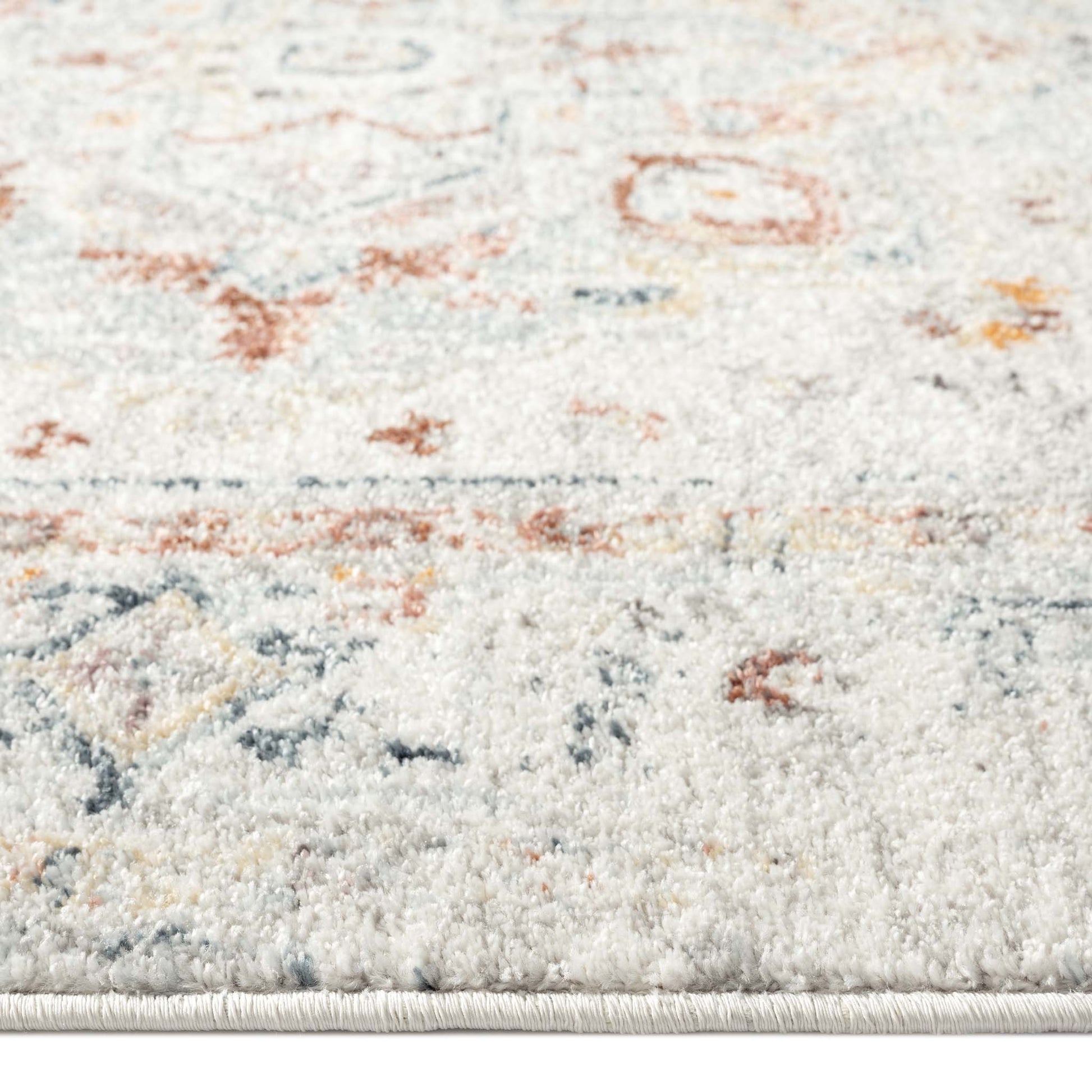 Ornate Persian Vintage Rug - Cream - 80x150 - Cosy Abode