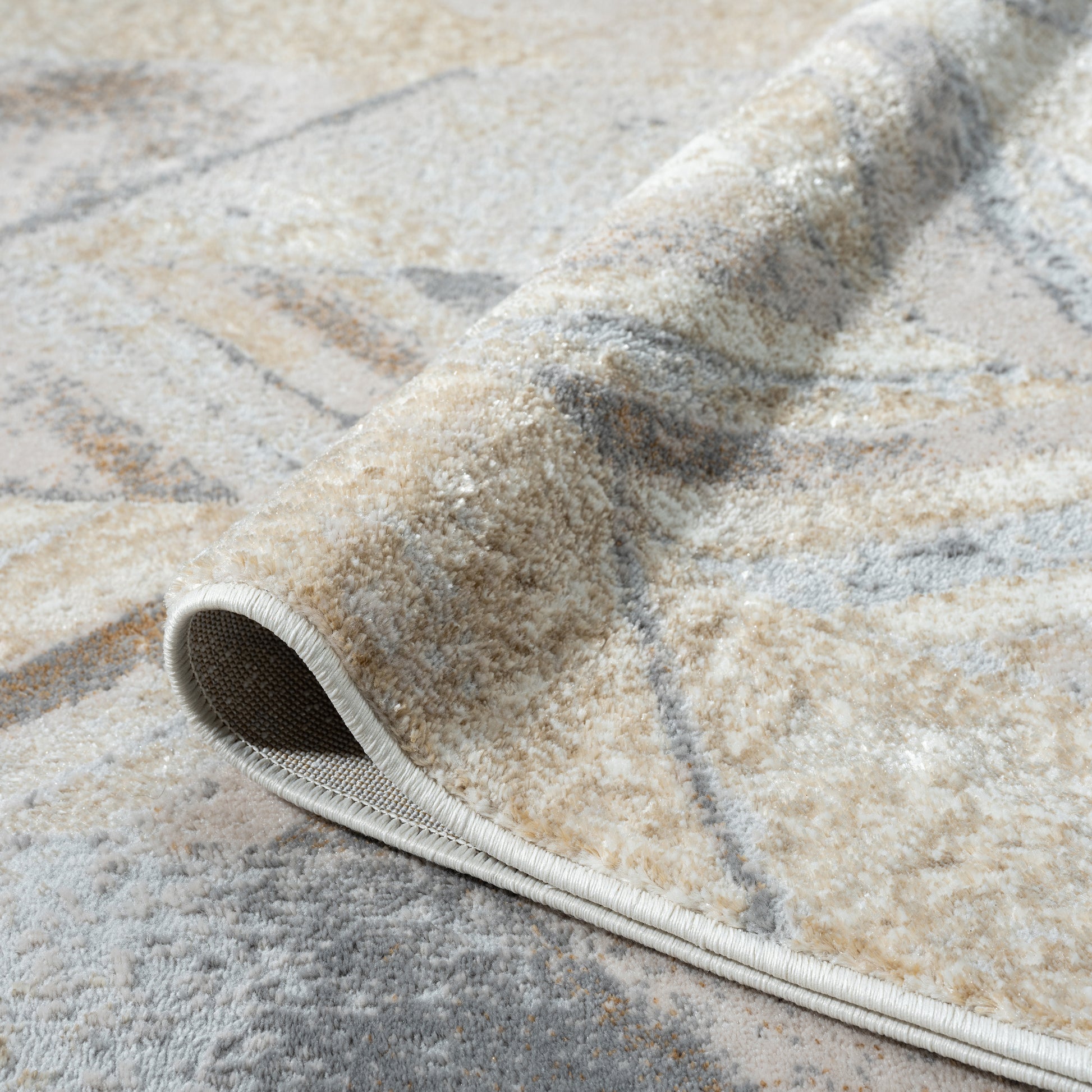 Avani Marble Rug - Stone - 80x300 - Cosy Abode