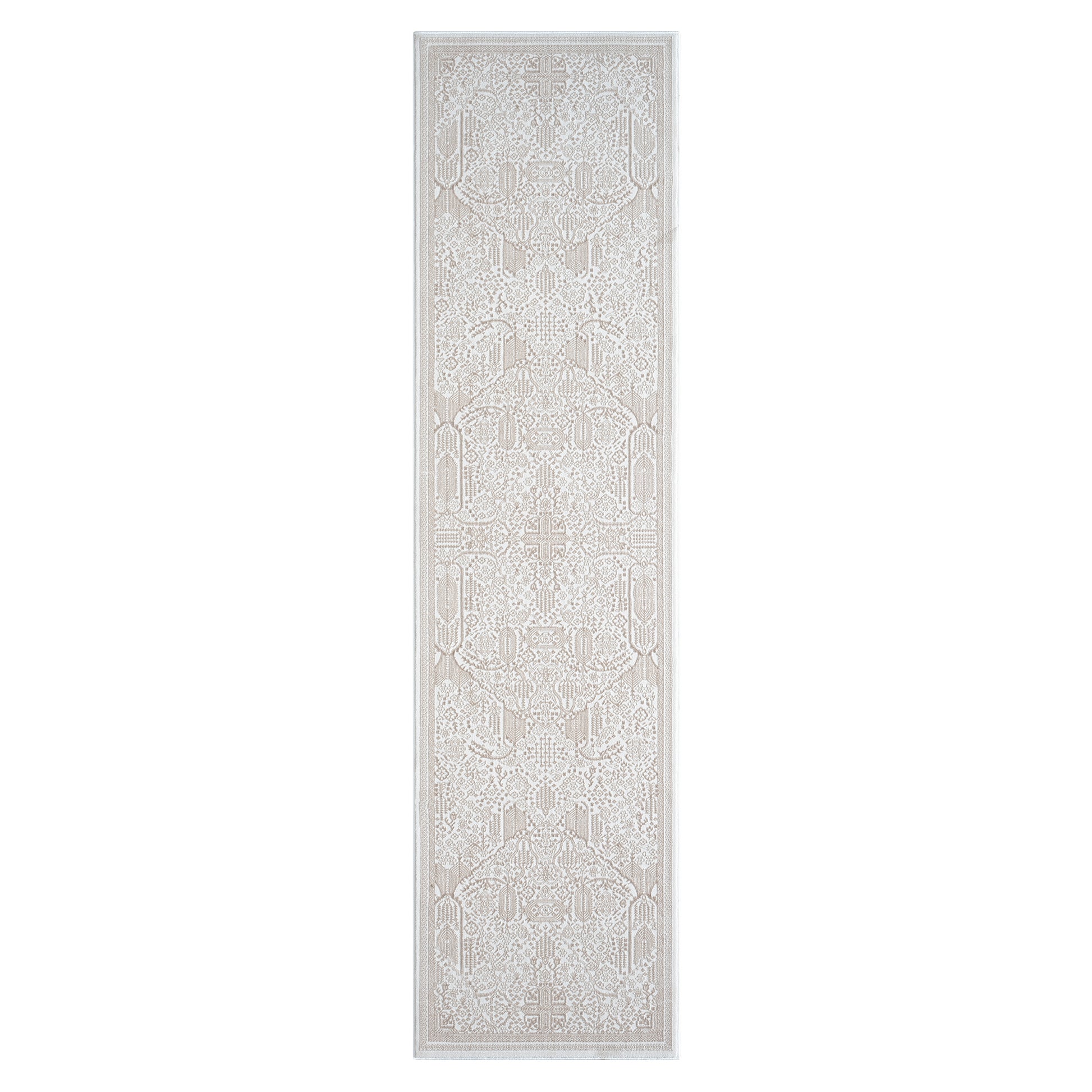 Grande Jacquard Rug - Sand - 80x300 - Cosy Abode