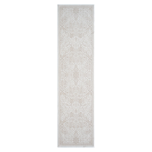 Grande Jacquard Rug - Sand - 80x300 - Cosy Abode