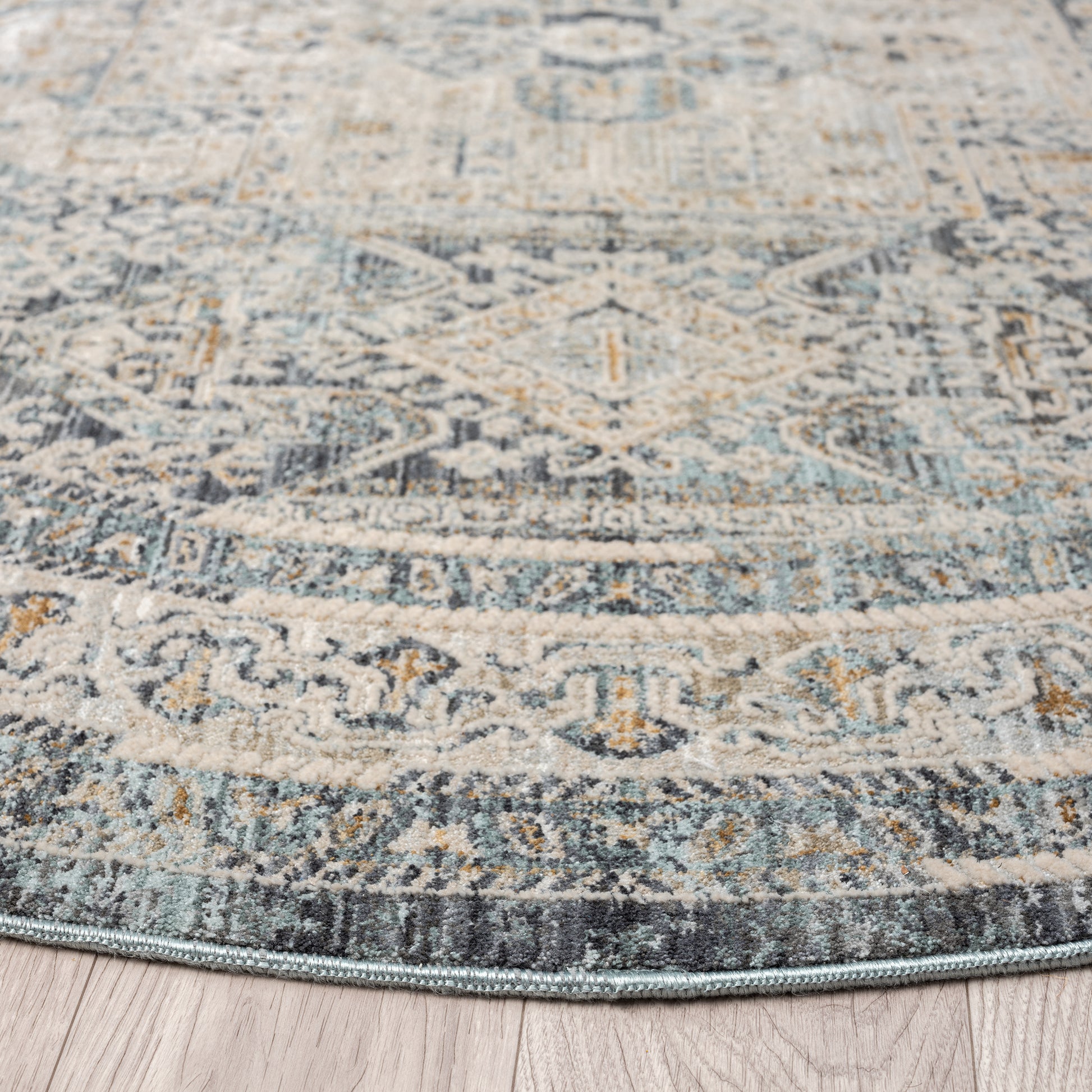 Aubre Contemporary Area Rug - Charcoal - 80x300 - Cosy Abode