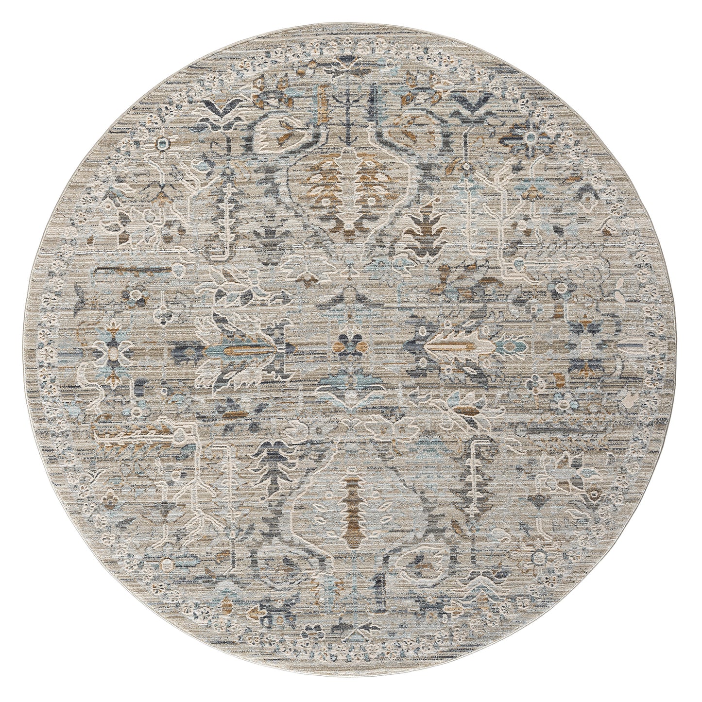 Aubre Contemporary Area Rug - Taupe - 80x300 - Cosy Abode