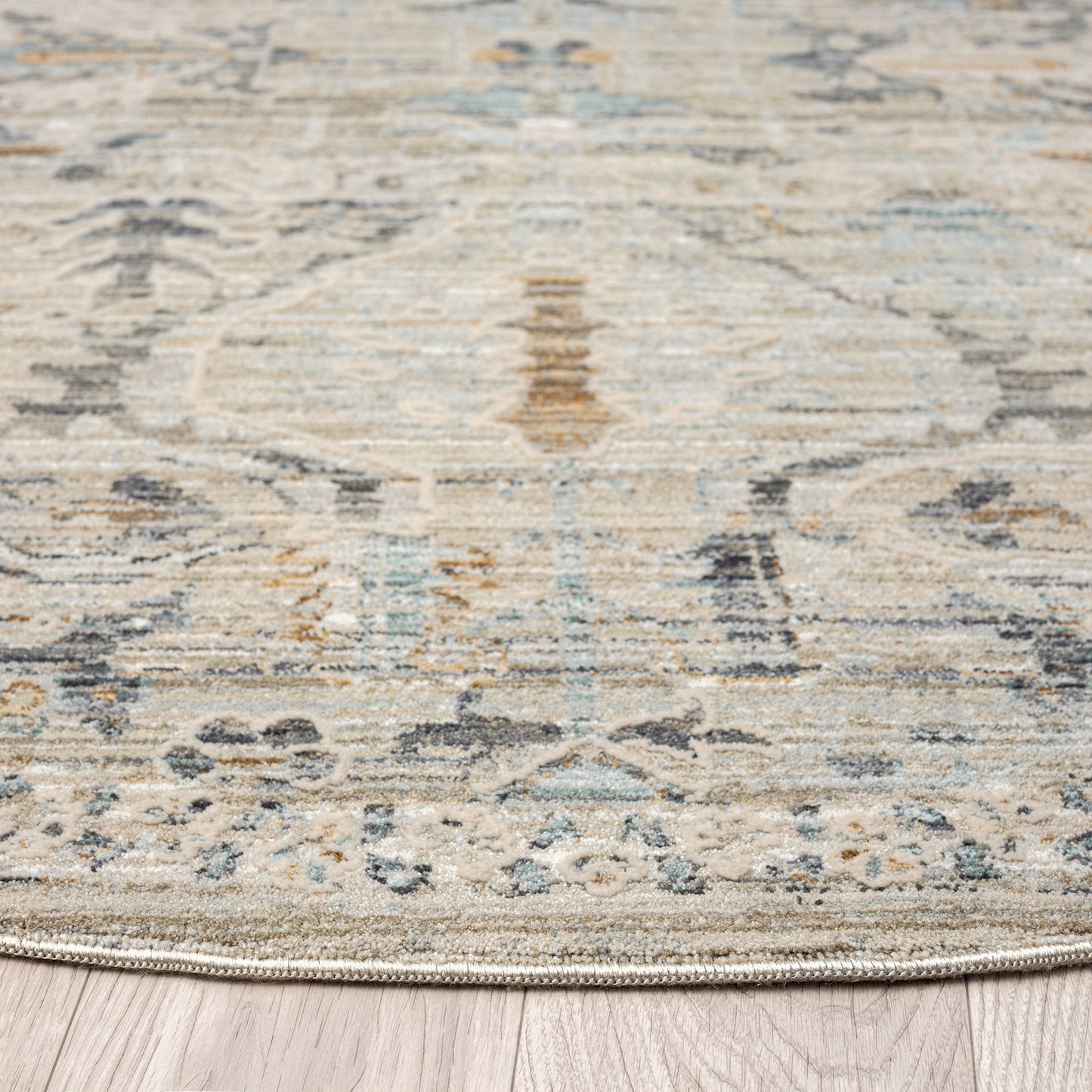 Aubre Contemporary Area Rug - Taupe - 80x300 - Cosy Abode