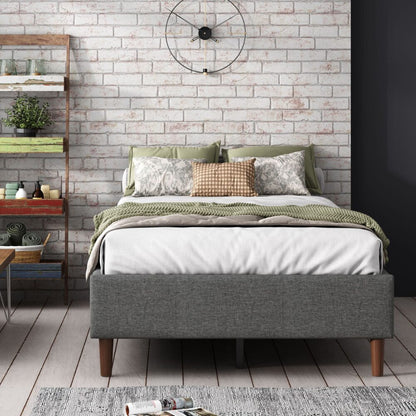 Bed Frame Mattress Foundation (Dark Grey) – Single - Cosy Abode