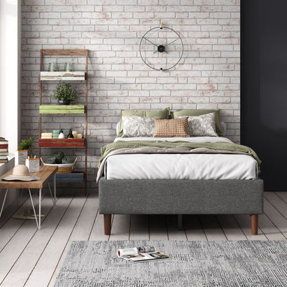 Bed Frame Mattress Foundation (Dark Grey) – Single - Cosy Abode