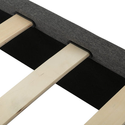 Bed Frame Mattress Foundation (Dark Grey) – Single - Cosy Abode