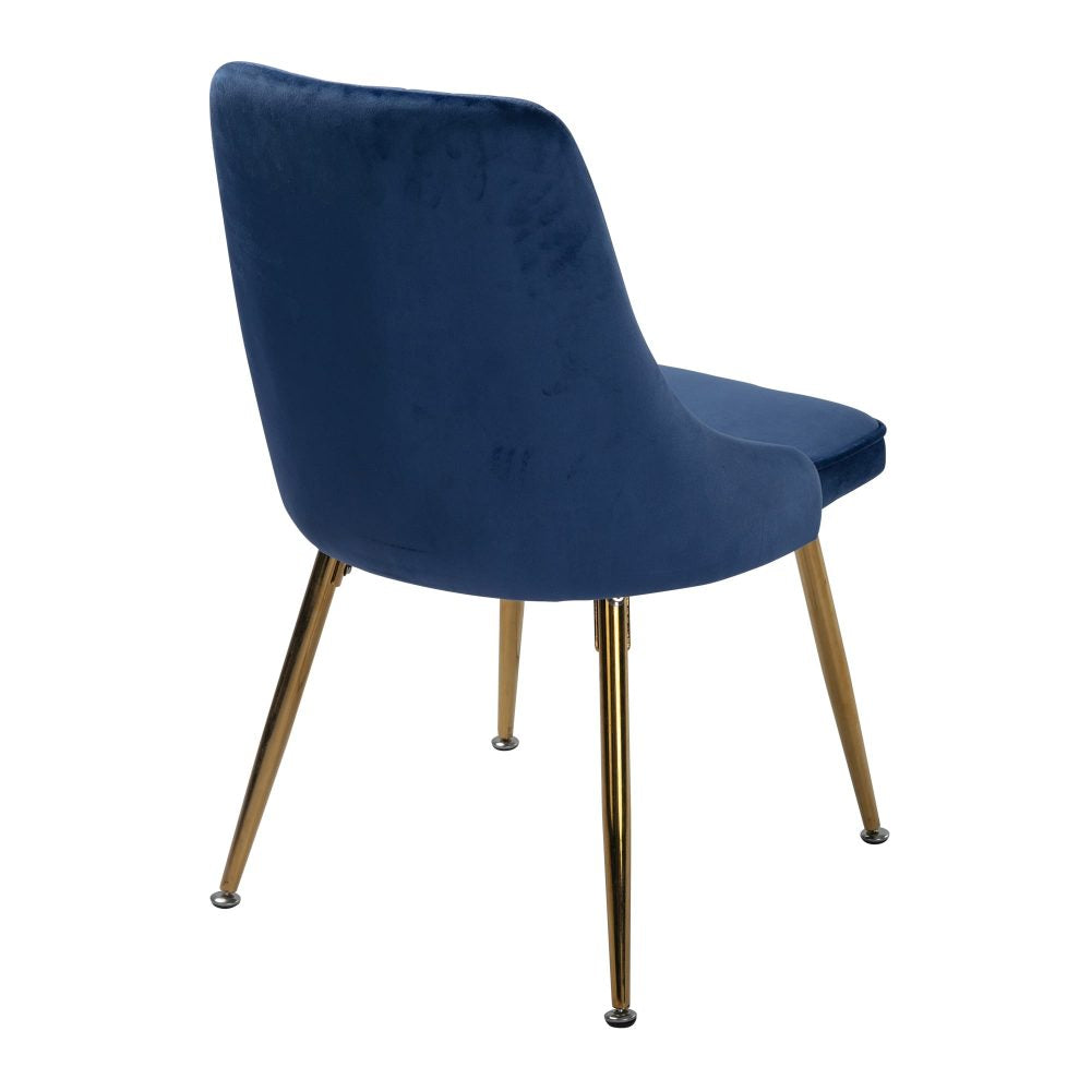 Dinero: Navy Velvet&Natural Table Set - Cosy Abode