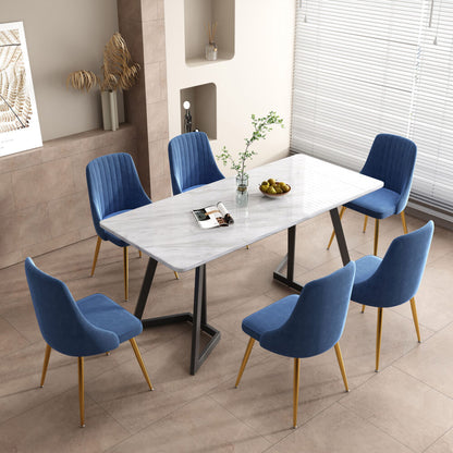 Marble Bliss Dining Set - Cosy Abode