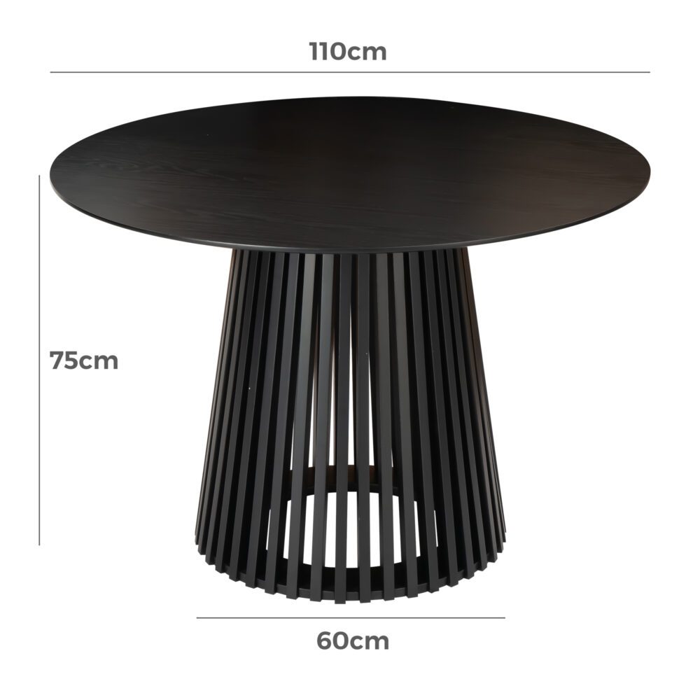 Palmer Sleek Silhouette Dining Table - Cosy Abode