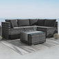 Bondi 5 Pc Outdoor Furniture Setting - Grey - Cosy Abode