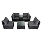 Modular Outdoor Wicker Lounge Set - Cosy Abode
