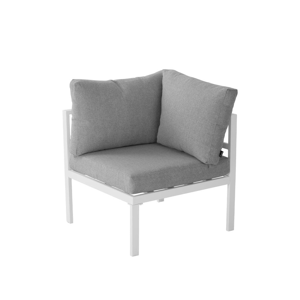 Outdoor White Modern 7 Piece Lounge Set - Cosy Abode