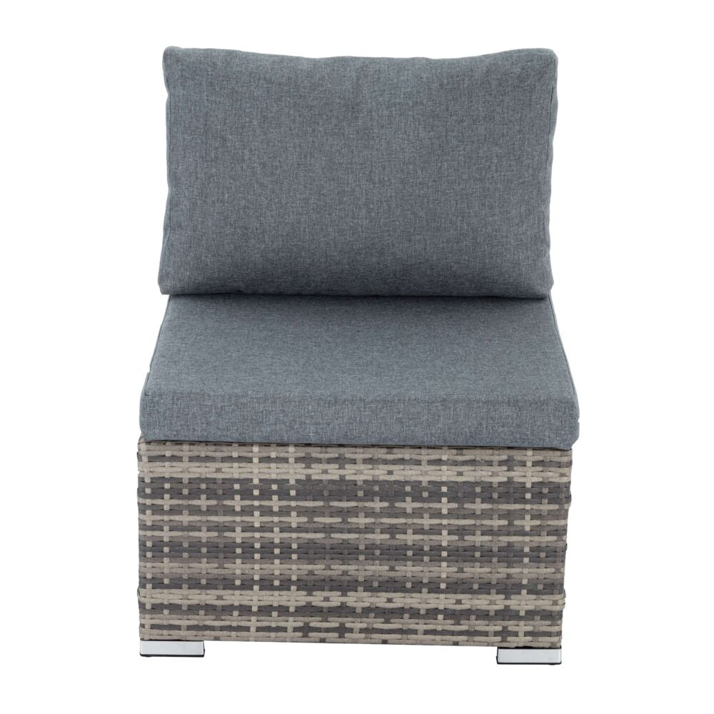 Grey Armless Outdoor Sofa Set - Cosy Abode