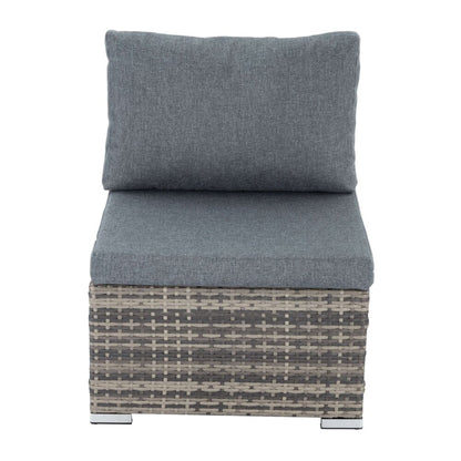 Grey Armless Outdoor Sofa Set - Cosy Abode
