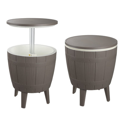 Taupe Cooler Table - Cosy Abode