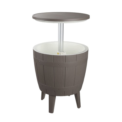 Taupe Cooler Table - Cosy Abode