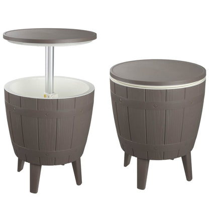 Taupe Cooler Table - Cosy Abode