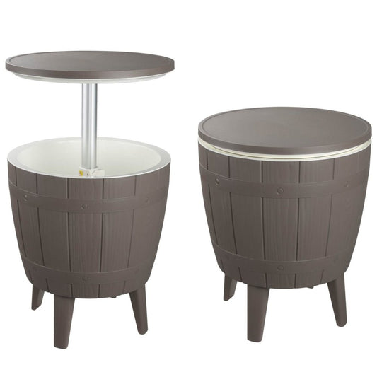 Taupe Cooler Table - Cosy Abode