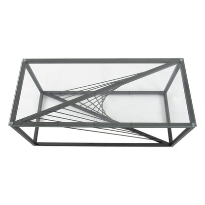 Eleganza Glass Enclave Coffee Table - Cosy Abode