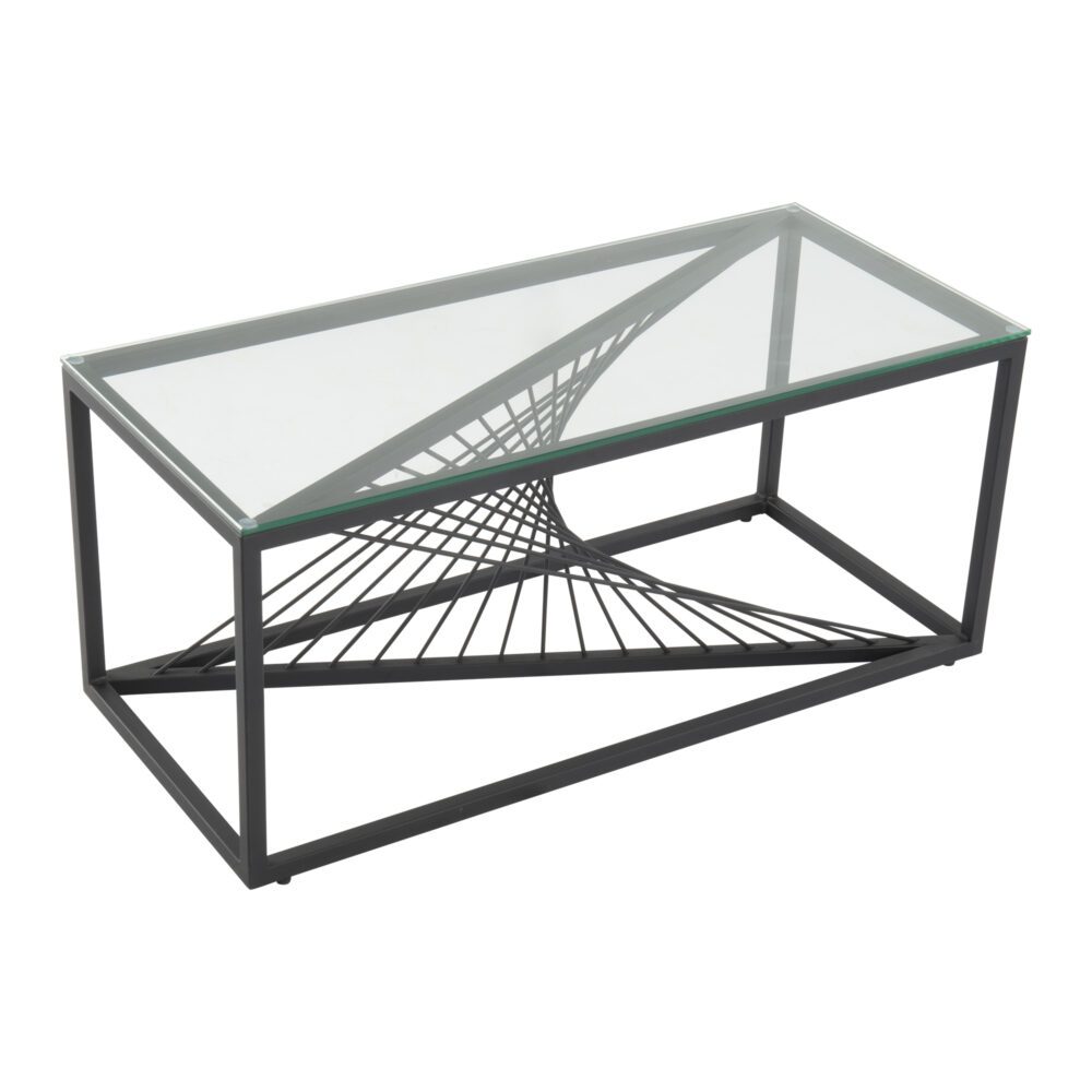 Eleganza Glass Enclave Coffee Table - Cosy Abode