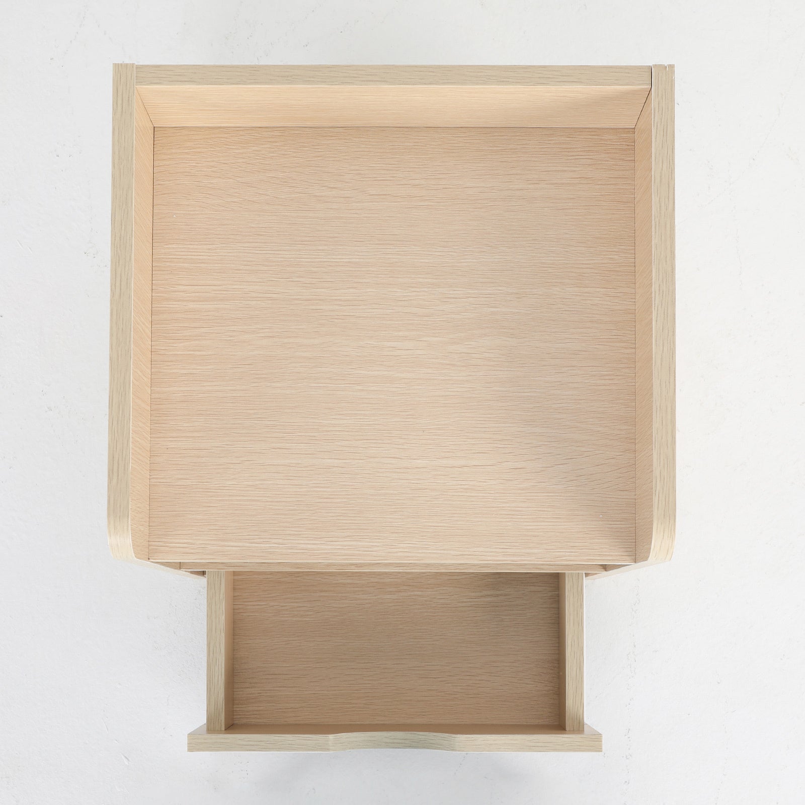 Bedside Table Side Storage Cabinet Nightstand Bedroom 1 Drawer 2 Shelf LARK OAK - Cosy Abode