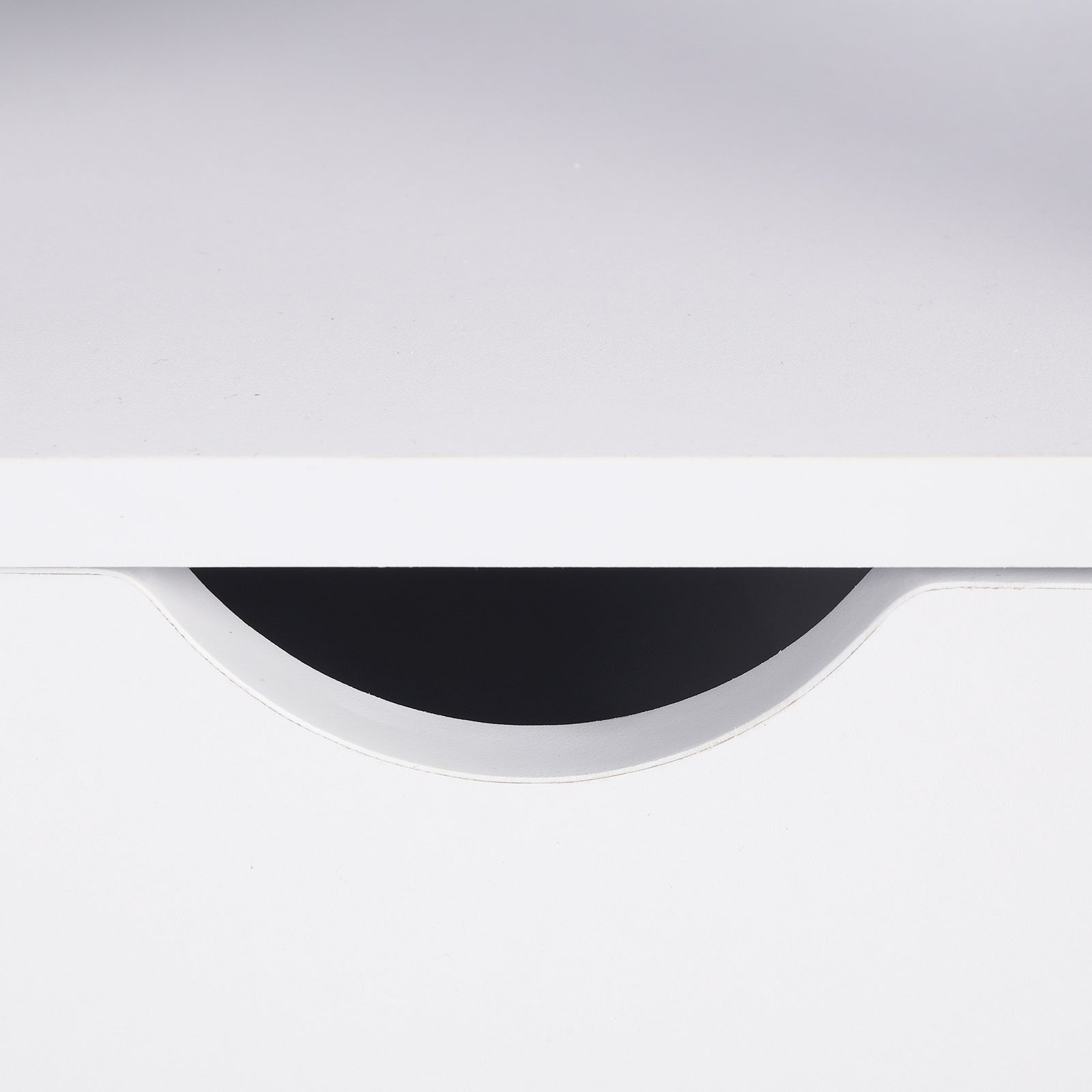 Bedside Table Side Storage Cabinet Nightstand Bedroom 1 Drawer 2 Shelf LARK WHITE - Cosy Abode