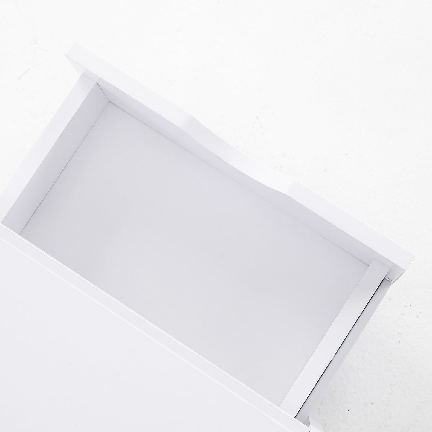 Bedside Table Side Storage Cabinet Nightstand Bedroom 1 Drawer 2 Shelf LARK WHITE - Cosy Abode