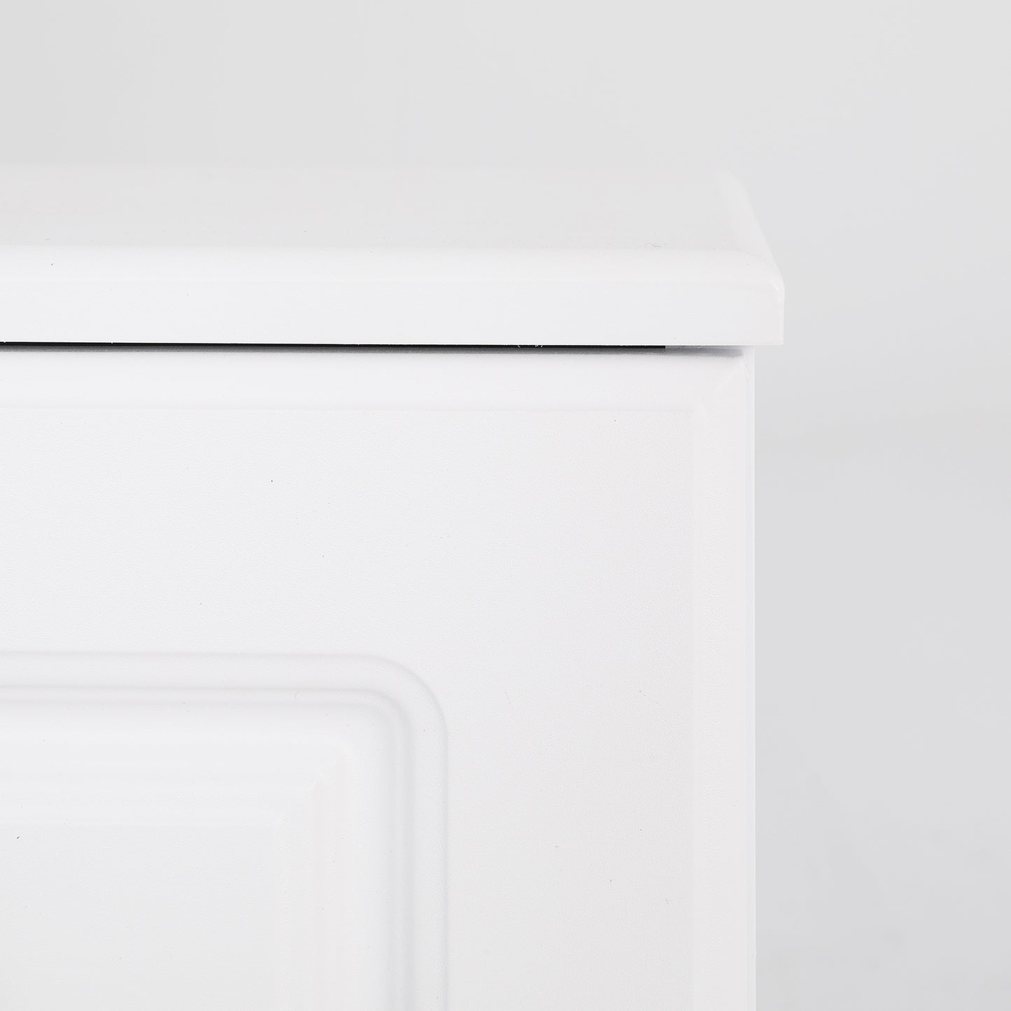 Bedside Table Side Storage Cabinet Nightstand Bedroom 2 Drawer KEVA WHITE - Cosy Abode