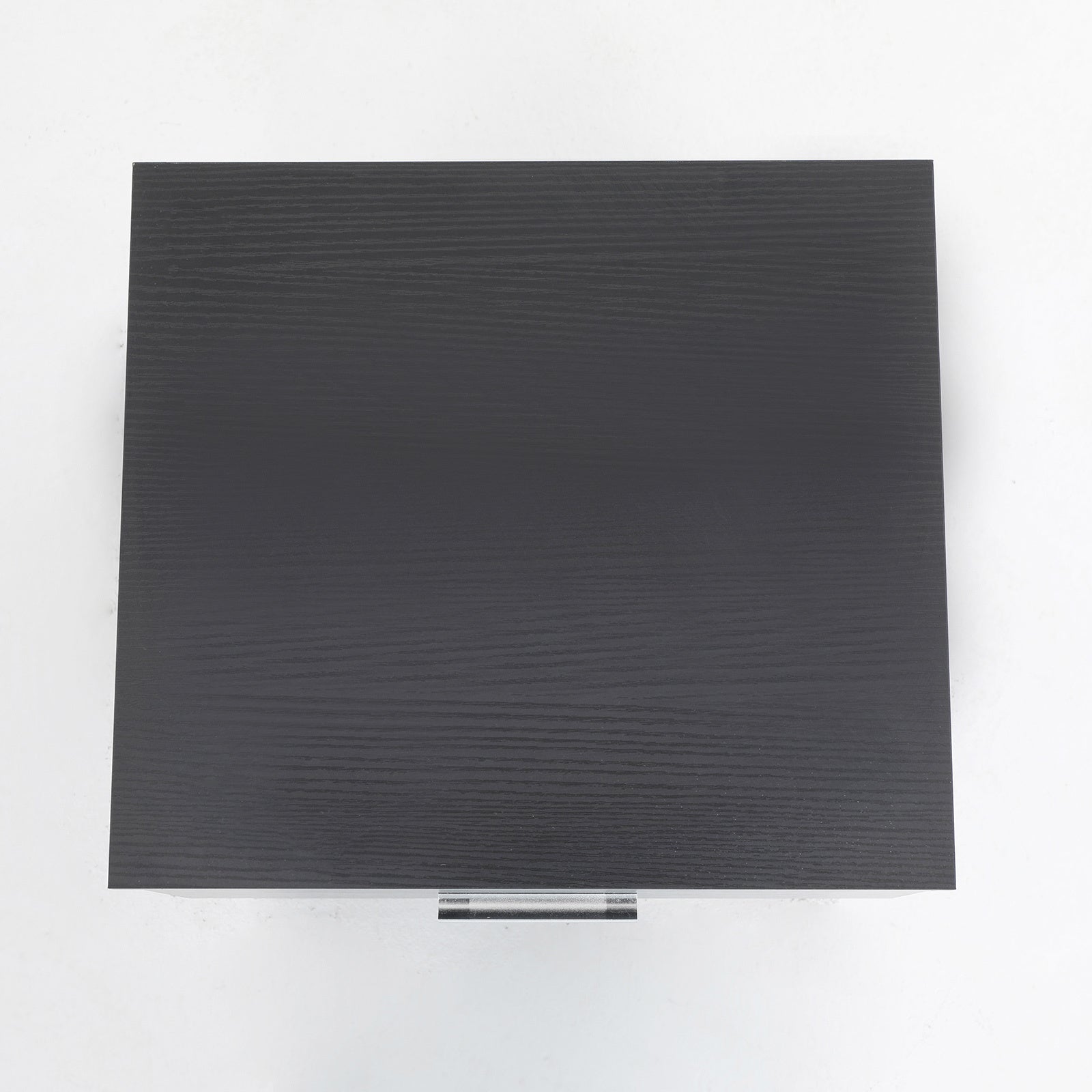 Bedside Table Side Storage Cabinet Nightstand Bedroom 1 Drawer 1 Shelf ELLA - BLACK - Cosy Abode