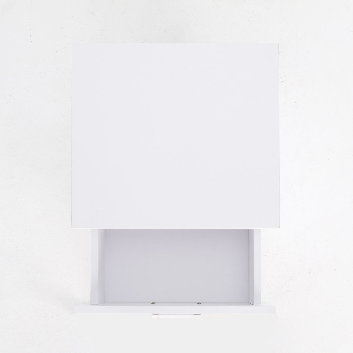 Bedside Table Side Storage Cabinet Nightstand Bedroom 1 Drawer 1 Shelf ELLA - WHITE - Cosy Abode